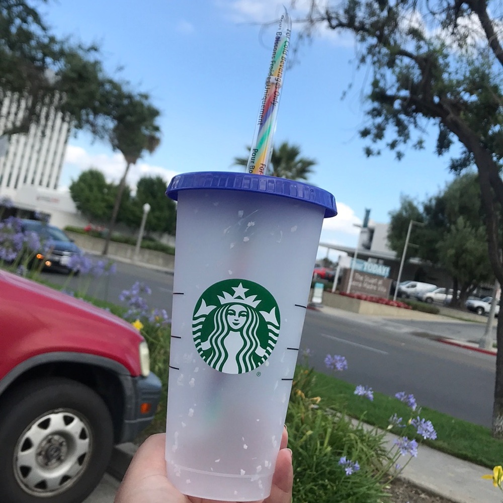 Starbucks Color changing Confetti Cup